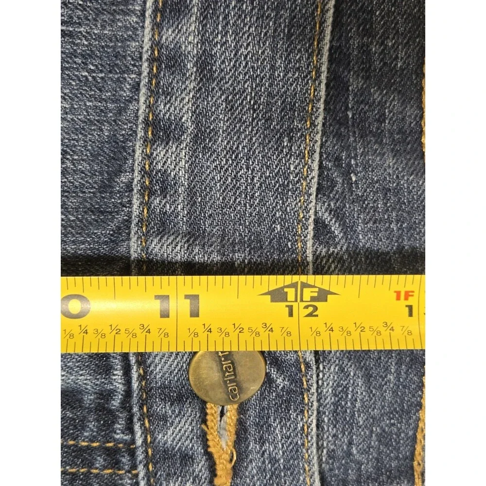 Carhartt Men's Relaxed Fit Straight Leg Jeans Size 40x30 Blue Denim